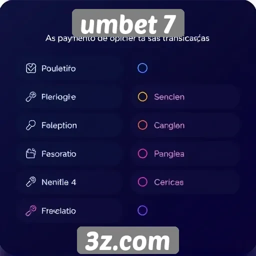 Métodos de pagamento disponíveis no umbet 7